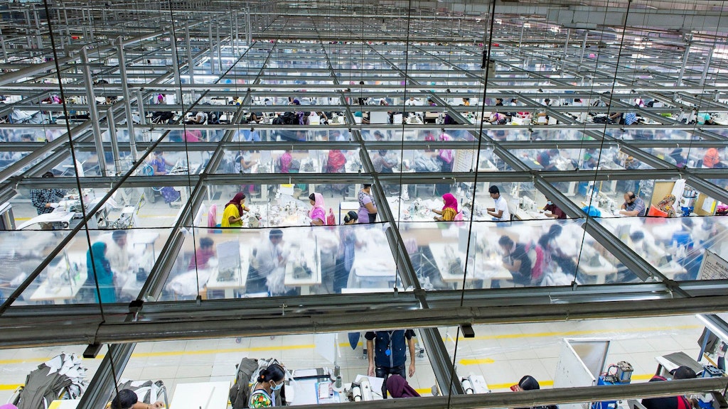 Migrants in garnement industry in Jordan