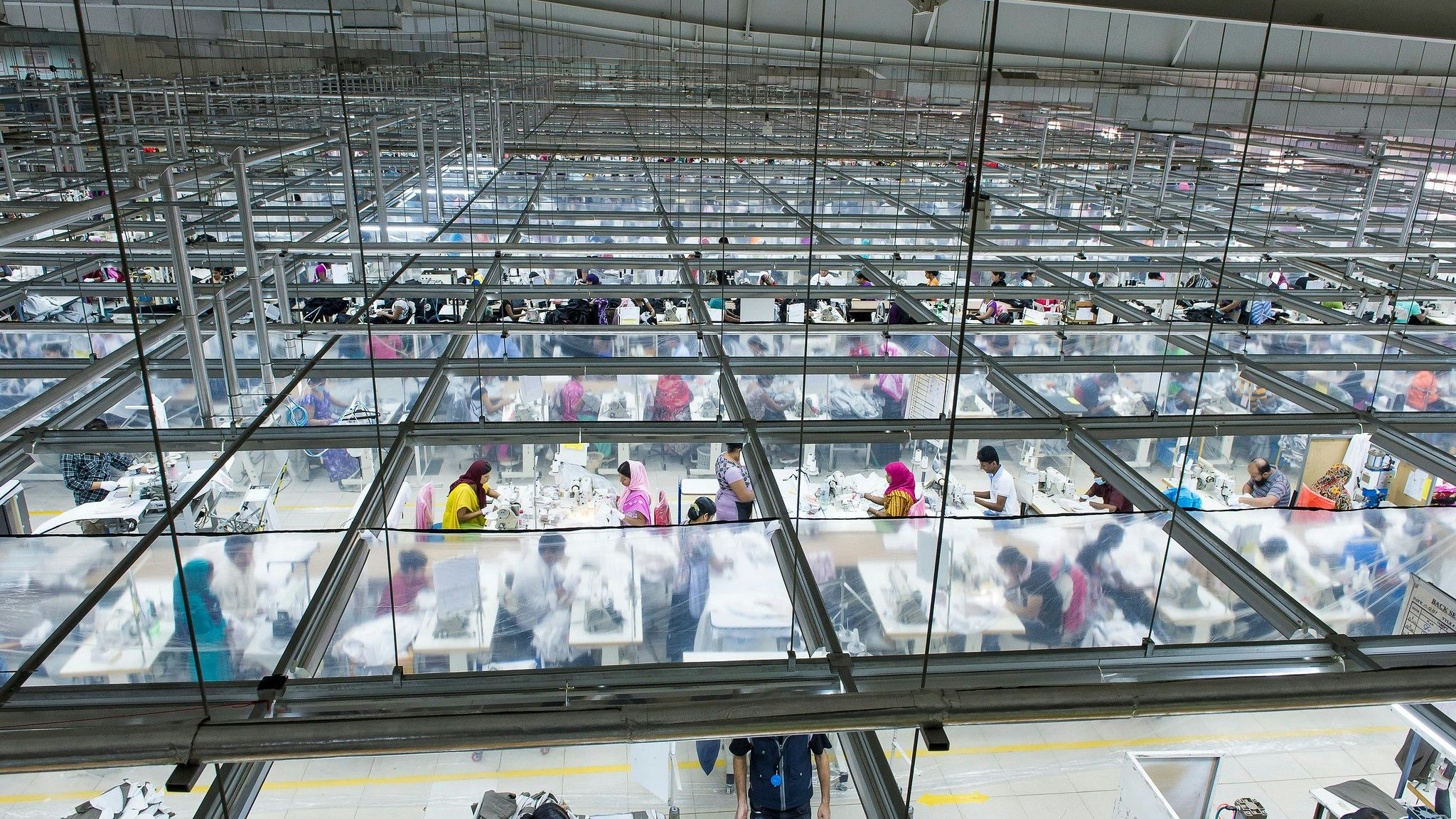 Migrants in garnement industry in Jordan