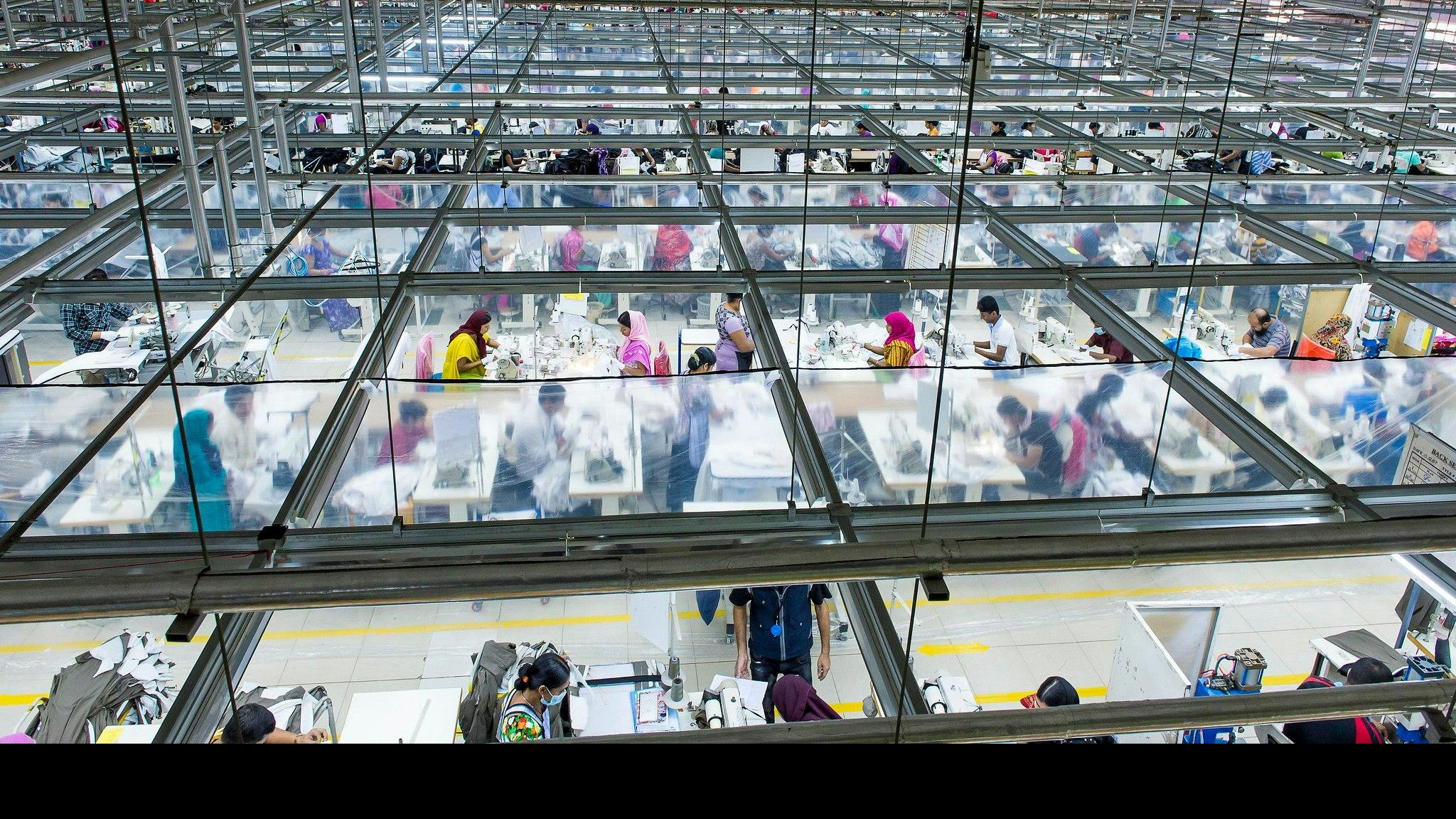 Migrants in garnement industry in Jordan